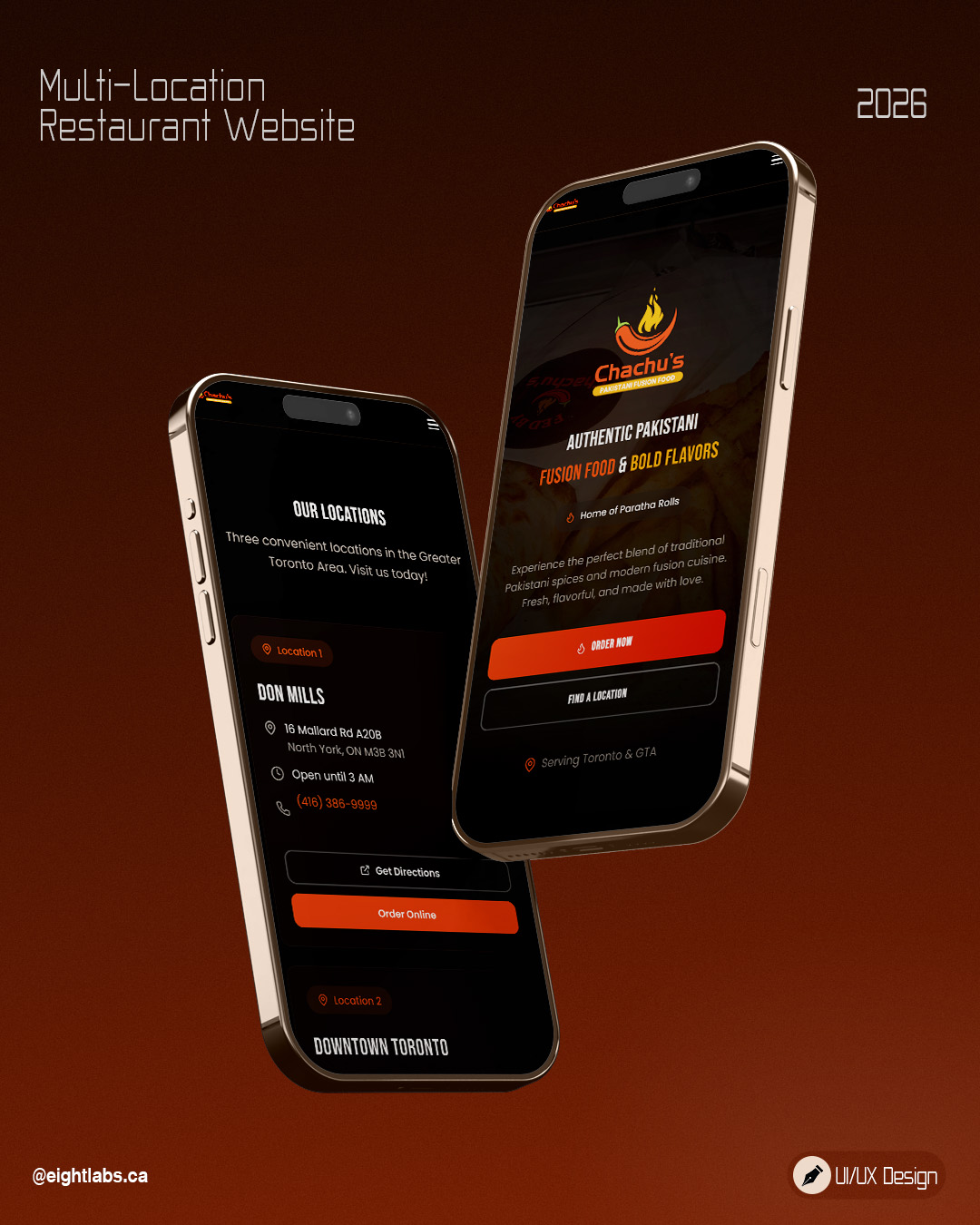 Chachus Restaurant Mobile Design
